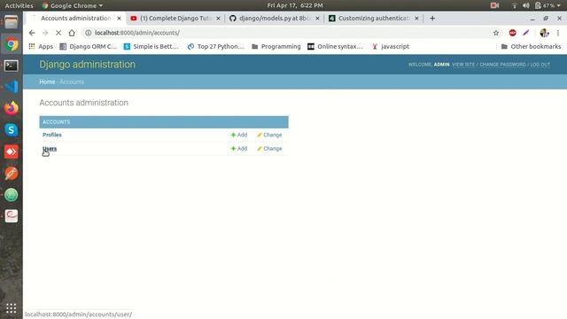 How Extend User Model With AbstractUser? | Role based authentication in Django Appplication смотреть онлайн