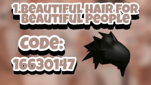 Five Boy hair codes||Roblox смотреть онлайн