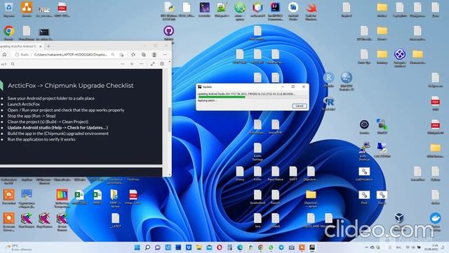Upgrading ArcticFox Android Studio on Windows 11 смотреть онлайн