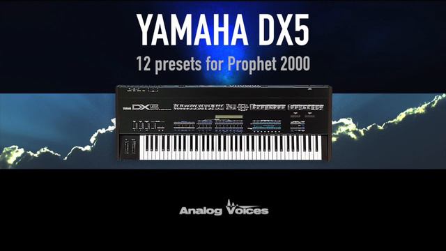 PROPHET 2000 - YAMAHA DX5 samples смотреть онлайн