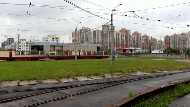 Санкт-Петербург. Трамвай. Маршрут №47.СМЕ ЛВС-86К. 2017 год смотреть онлайн