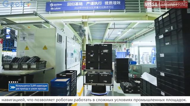 Роботы М100 от Geek+ оптимизируют производственный процесс в компании Yanfeng смотреть онлайн