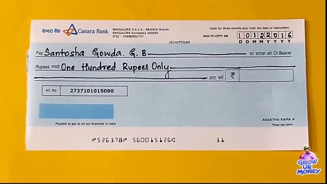 How to fillwrite a cheque and know about your cheque