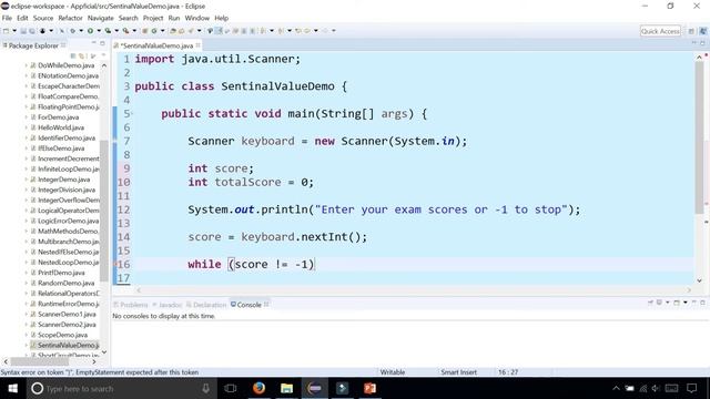Java Sentinal Value in a While Loop - Easy Java Programming Tutorial - Appficial смотреть онлайн