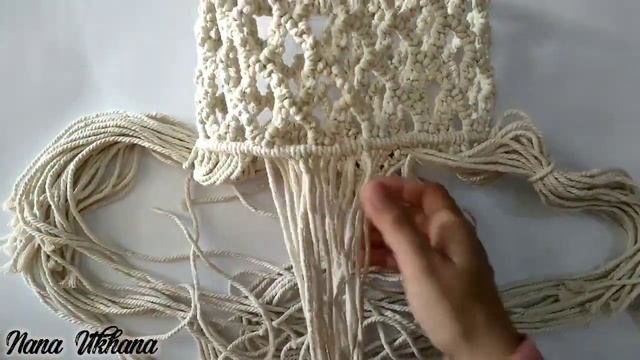 Macrame Basket Patterns Free || Keranjang Macrame @NanaUkhanaMacrame