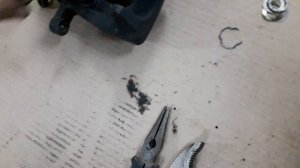 Ремонт заднего супорта меган 2