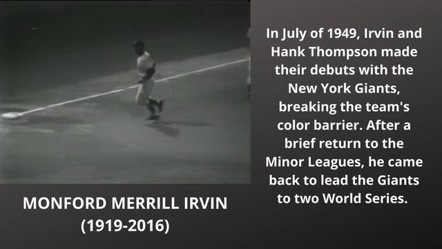 Monte Irvin — Barrier Breakers Integration Pioneer смотреть онлайн