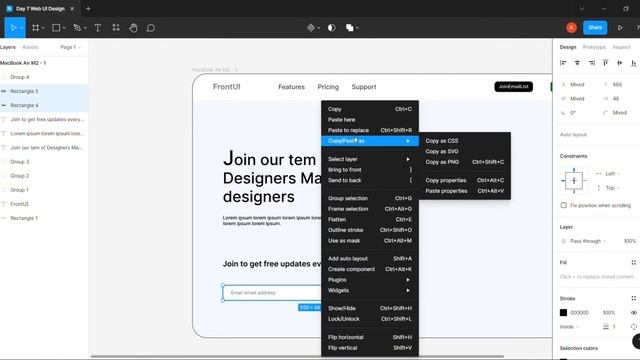 Animated Web UI in Figma смотреть онлайн