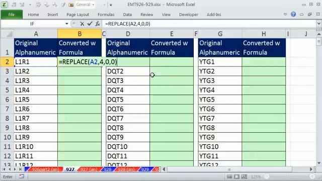 Excel Magic Trick 927: Insert Zero For Alphanumeric String With Single Digit Numbers смотреть онлайн