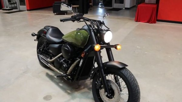 Charming Green : Cruiser Motor Honda Shadow Phantom 750 2023 Ready to Pave | Classic & Understated