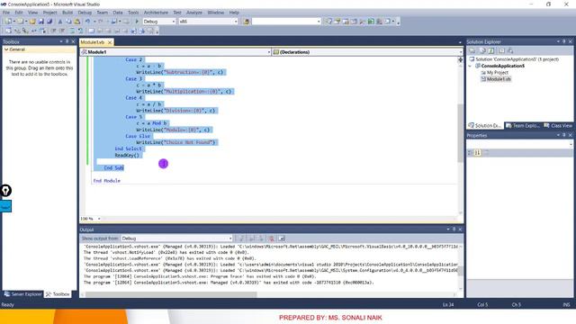 VB.NET L7:Practical_2(Part-3) Write Test and Debug Operators, Loop and Array Programs. смотреть онлайн