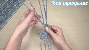 Поделки из синельной проволоки. Новогодние поделки своими руками. diy