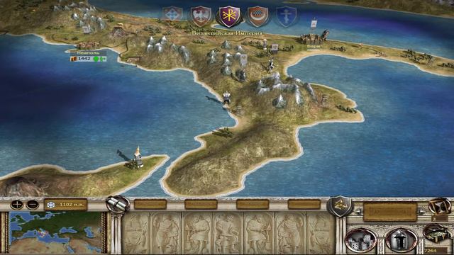 Medieval 2 Total War - SS 6.4 - Sicilia. Part 1. смотреть онлайн
