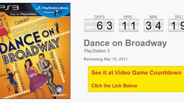 Dance on Broadway PS3 Countdown смотреть онлайн
