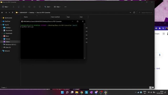 Docx to PDF Converter in Python | Python Script смотреть онлайн