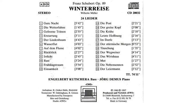 Winterreise - [10] Rast смотреть онлайн