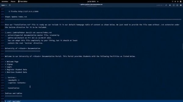 How to Generate Python Code Documentation using Sphinx