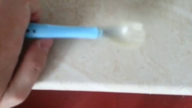 Силиконовая голубая вилка для ребенка от Быкова\Silicon Blue Plug For The Baby Of The Bulls