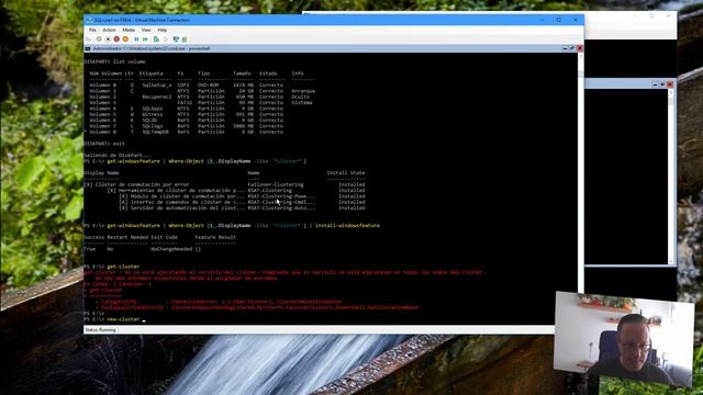 Clúster de SQL Server 2017 sobre Windows Server 2016 core смотреть онлайн