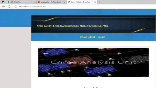 Crime Rate Prediction & Analysis using K Means Clustering Algorithm || Python || Django || HTML &CS смотреть онлайн