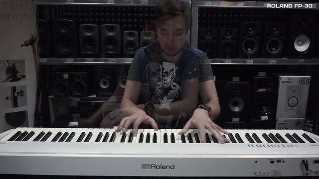 Цифровое фортепиано Roland FP-30 смотреть онлайн