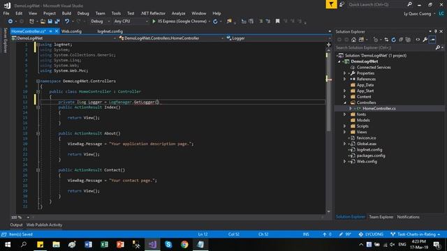 Log4Net in ASP Net смотреть онлайн
