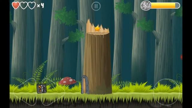 Прохождение Red Ball 4 26-30 уровень. Красный шарик - дремучий лес.