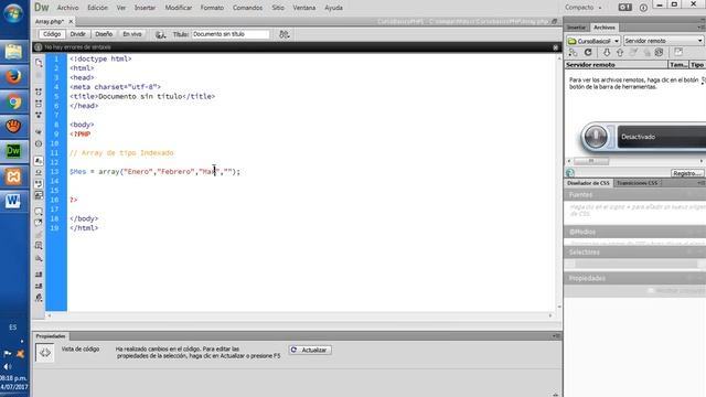 PHP Basico-06- Array Indexado смотреть онлайн