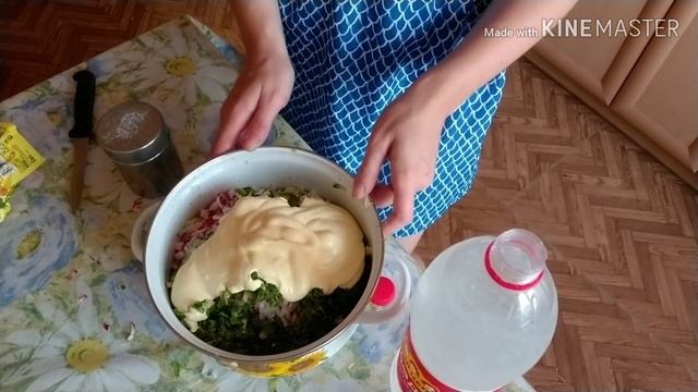 #окрошка #лето #жара Окрошка на воде и майонезе /охлаждающий обед ? смотреть онлайн
