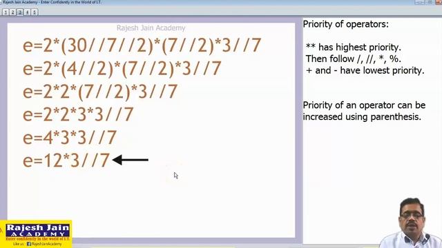 Python Arithmetic Operators - Priority смотреть онлайн