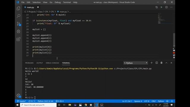 Python basics | Learn Python #2 | Coding with Dom смотреть онлайн