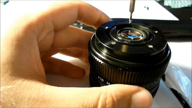 Разборка, смазка редкого объектива МИР-1А 35мм/F2.8 смотреть онлайн