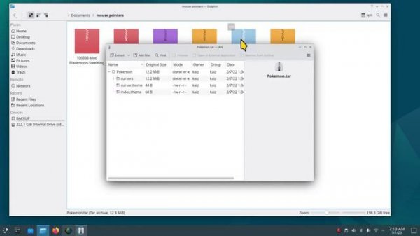 Debian 12 - KDE Plasma - Mouse Cursor Install Tips.