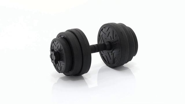 Гантель разборная FITMAN DAF-1020B 6.2 кг, диски пластик, гриф пластик эргономический смотреть онлайн