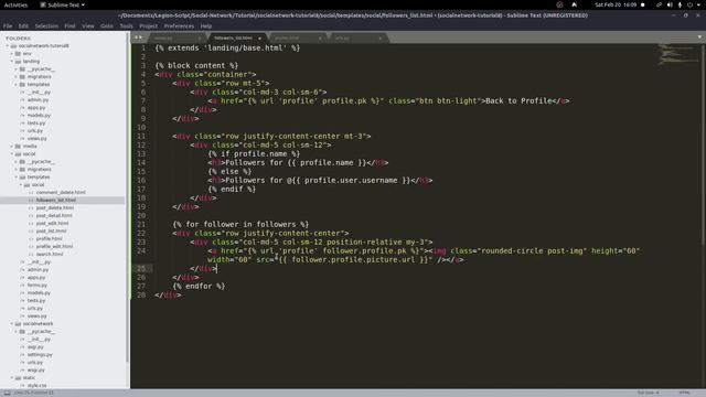 Building a Social Media App With Python 3 and Django: Part 10 Final Improvements Part 2 смотреть онлайн