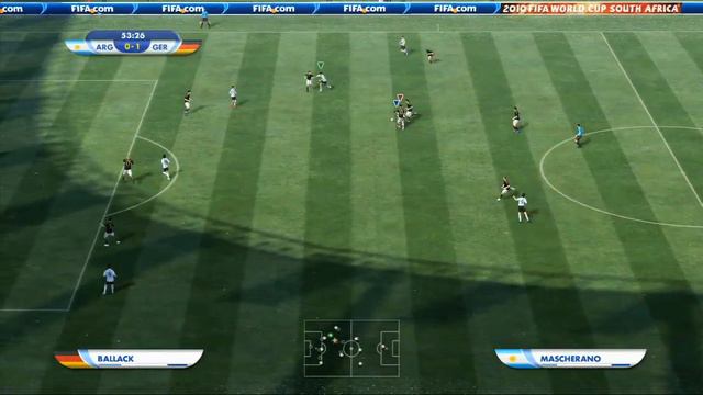 2010 FIFA World Cup: South Africa - QUARTERFINAL Argentina vs. Germany смотреть онлайн