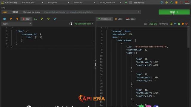 10 remove by query API ERA смотреть онлайн