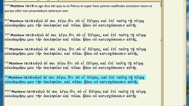 1 PopeM + 36/72, KJVOB : KJV's Matthew 16:18, makes Peter, Pope смотреть онлайн