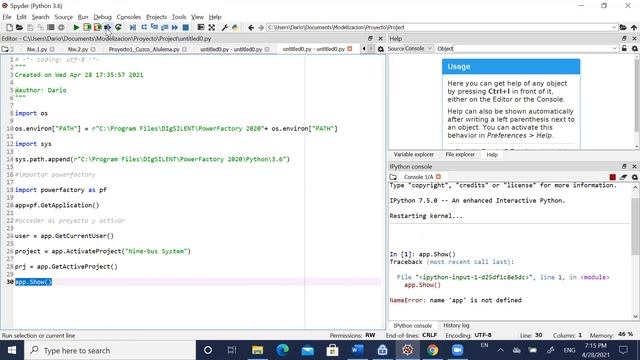 sesión 7. Programación Python y DIGSILENT POWERFACTORY смотреть онлайн