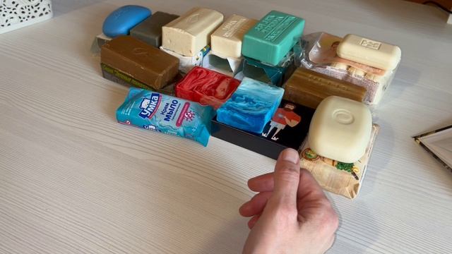 мыльница на февраль/ распаковка мыла/ мыломан