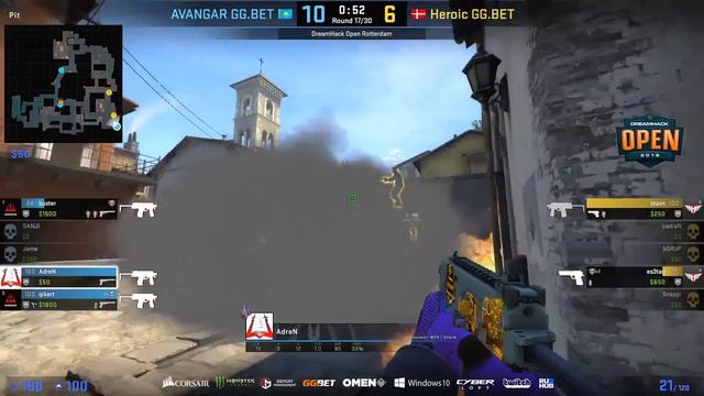 AVANGAR Vs Heroic - DreamHack Open Rotterdam 2019 - Bo1 - De_inferno [ceh9]