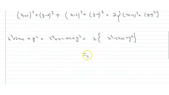IIT JEE STRAIGHT LINES If `P= (1,0);Q=(-1.0) & R= (2,0)` are three given points, then the locus o.. смотреть онлайн