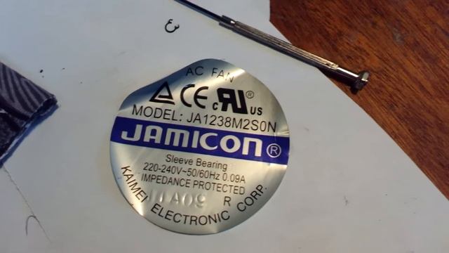 Как разобрать вентилятор на 220 вольт Jamicon JA1238M2SON и смазать смотреть онлайн