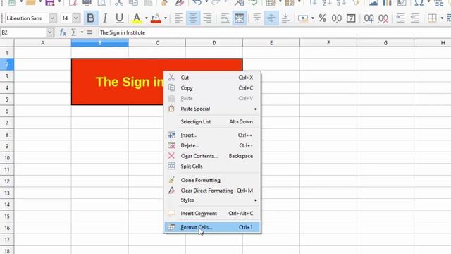 How to use format cells option in libre calc libre calc me format cells ka upayog смотреть онлайн
