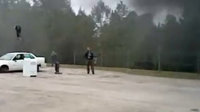 Danville, VA Tank Museum Flamethrower Demonstration #1 смотреть онлайн