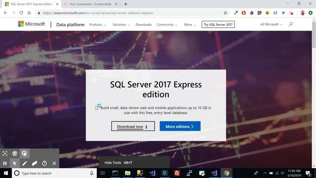How To Install SQL Server Express 2017 смотреть онлайн