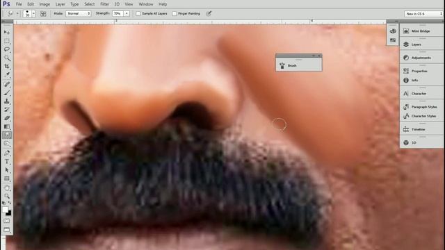 Oil effect Smudge Painting ??️ | Oil painting Photoshop | Digital Painting tamil смотреть онлайн