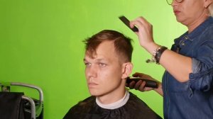 Мужская стрижка «Полубокс»