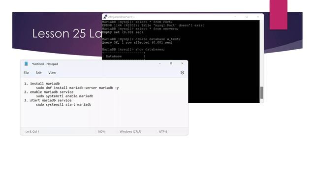 ติดตั้ง MariaDB บนลีนุกซ์ และ จัดการด้วย phpMyAdmin เบื้องต้น смотреть онлайн