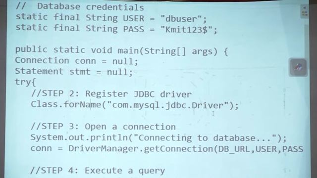 Java - OCA JDBC Connections смотреть онлайн